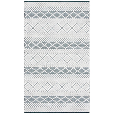 Flowers First 8 x 10 ft. Natura Contemporary Rectangle Hand Woven Rug Ivory & Green FL1860662